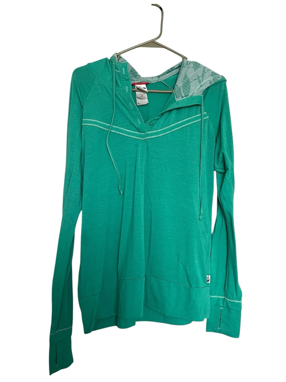 The North Face Women’s Green Hooded Pullover Sweatshirt